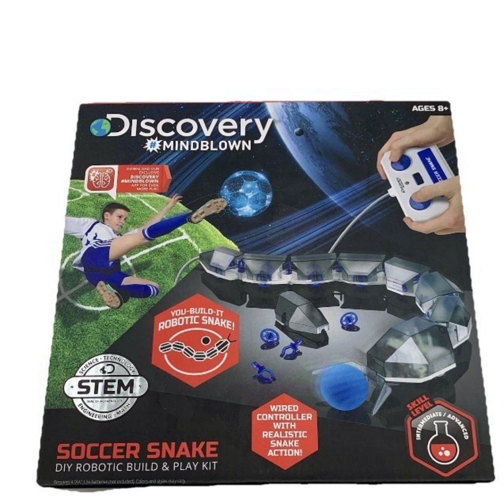 NEW Discovery Mindblown Soccer Snake‎ Robotic Build and Play Kit 8+ STEM